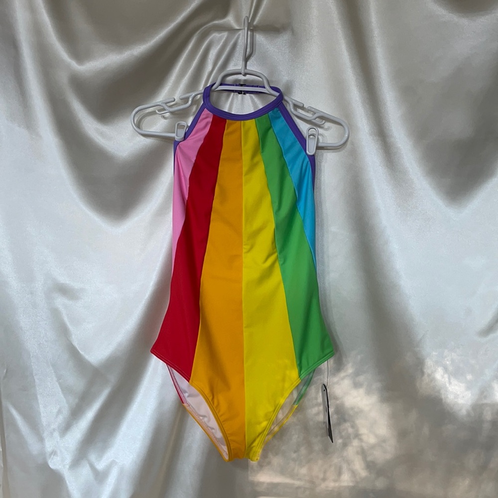 One-piece Rainbow Swimsuit